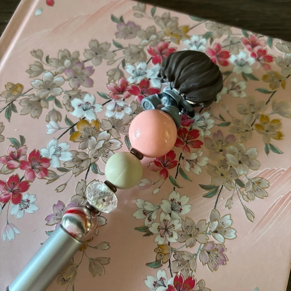 Marvel Doorables: Captain America: Winter Solider handmade beaded pen